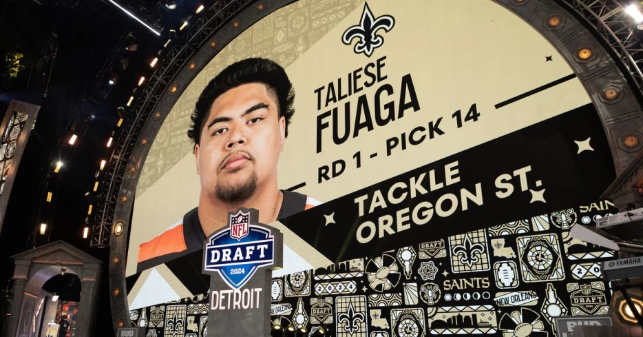 Saints Reacts Survey: How would you grade the pick of Taliese Fuaga