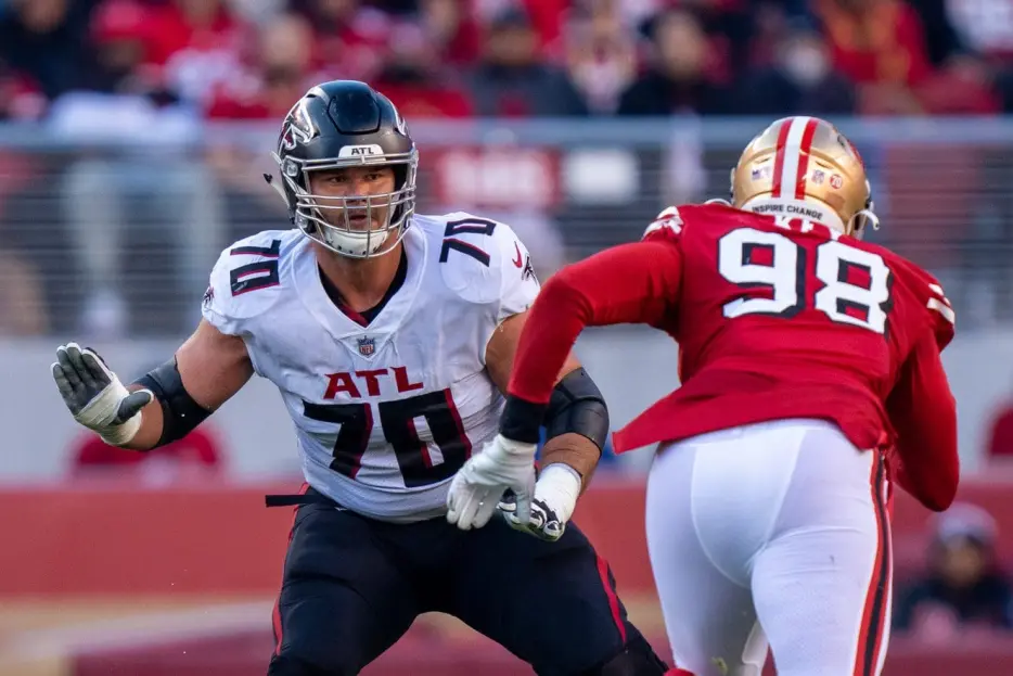NFC Notes: Monroe Freeling, Jake Matthews, Falcons, Panthers, Saints