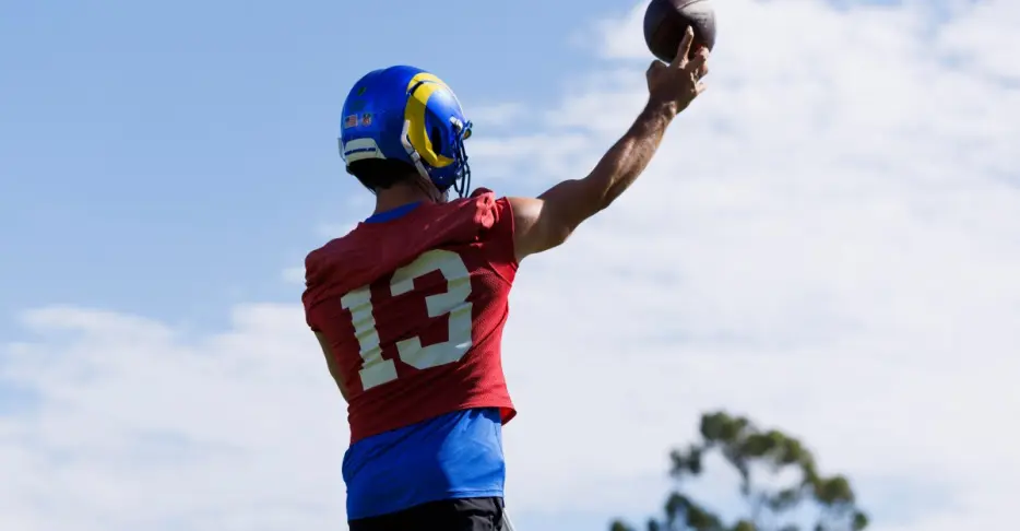Stetson Bennett opens training camp with Rams’ 1s