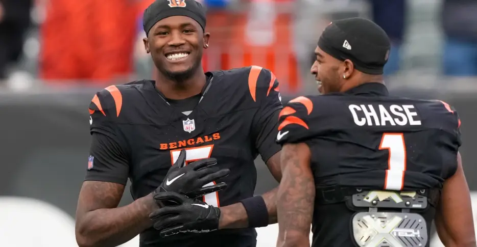 Tee Higgins nearly earns the top spot in best WR2 rankings