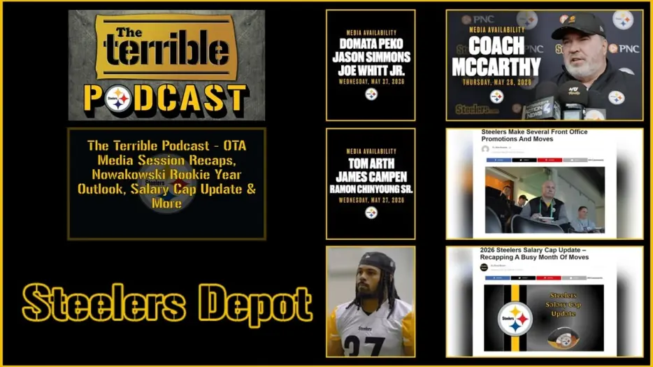 The Terrible Podcast – OTA Media Sessions Recap, Nowakowski Rookie-Year Outlook, Salary Cap Update &amp; More