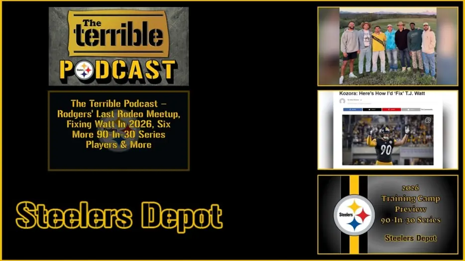 The Terrible Podcast – Rodgers’ Last Rodeo Meetup, Fixing Watt In 2026, Six More 90-In-30 Series Players &amp; More