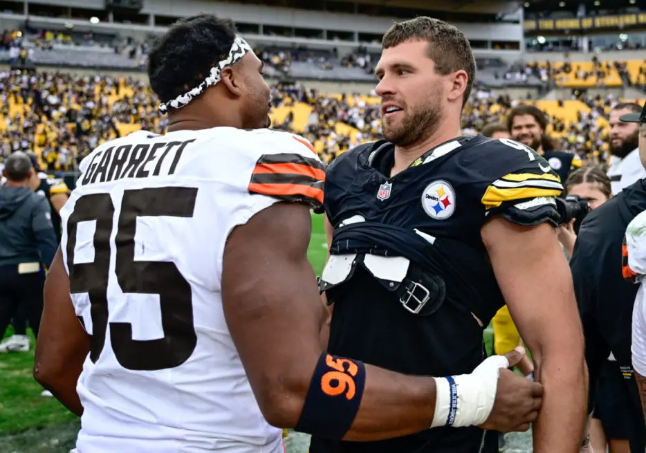 Ex-Steeler Reveals Who’s Tougher to Block: T.J. Watt or Myles Garrett?