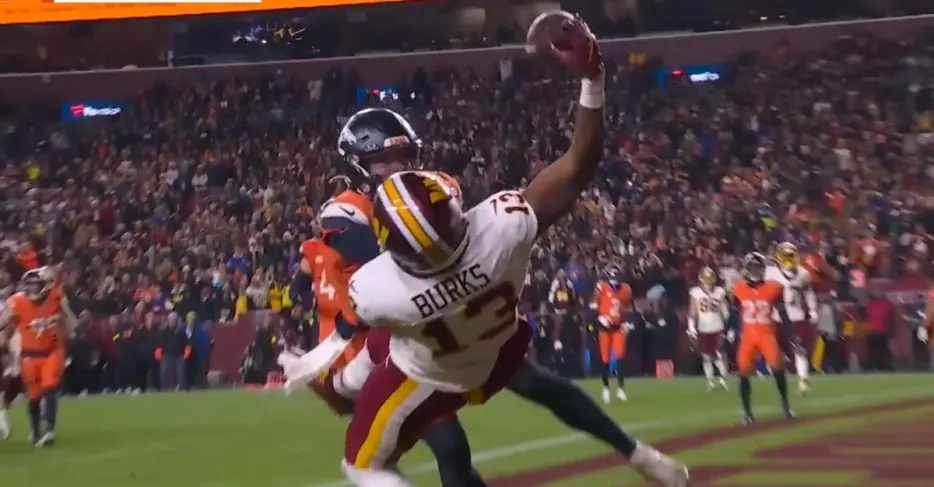 Commanders News: @NFL declares Treylon Burks’ catch the best of 2025