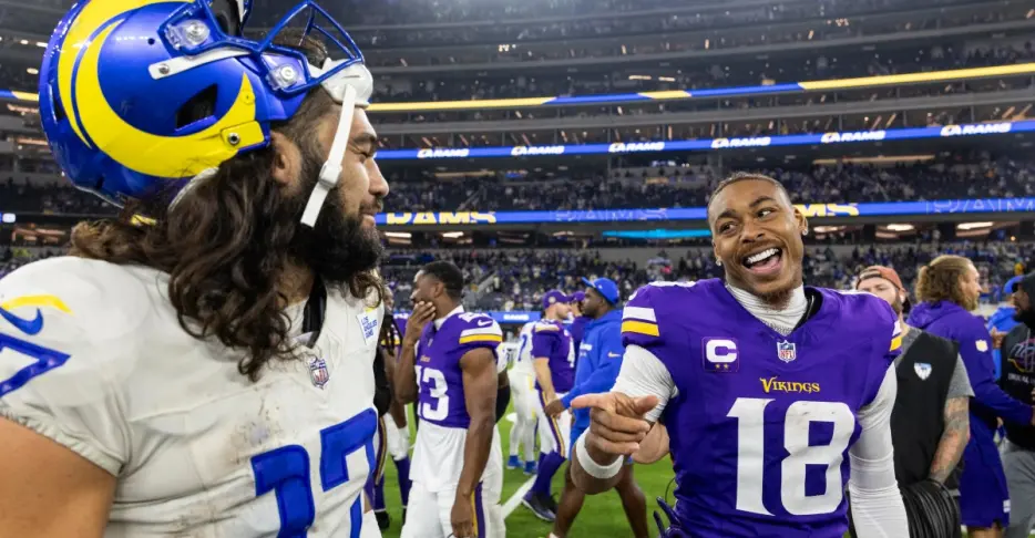 Puka Nacua could pass Justin Jefferson for NFL record