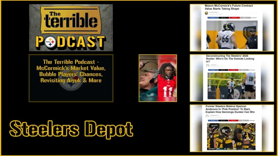 The Terrible Podcast – McCormick’s Market Value, Bubble Players’ Chances, Revisiting Aiyuk &amp; More