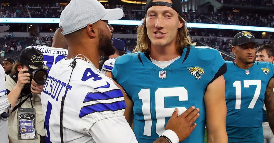 How Cowboys price for Dak Prescott is affected by Jaguars new extension for Trevor Lawrence