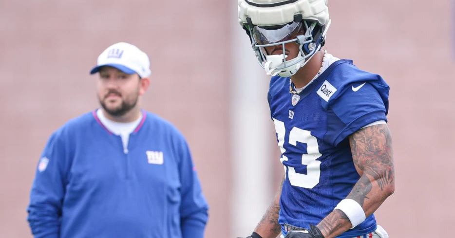 Grown up Lawrence Cager trying to earn snaps with Giants