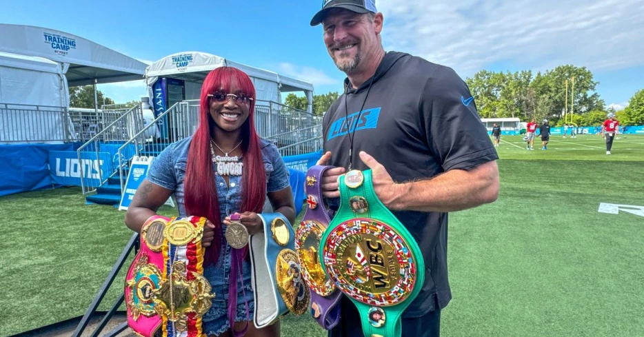Lions News: Claressa Shields, Hulk Hogan visit Lions training camp