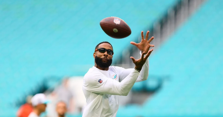 Dolphins at Patriots Wednesday Injury Report: Odell Beckham Jr, returns, Terron Armstead limited