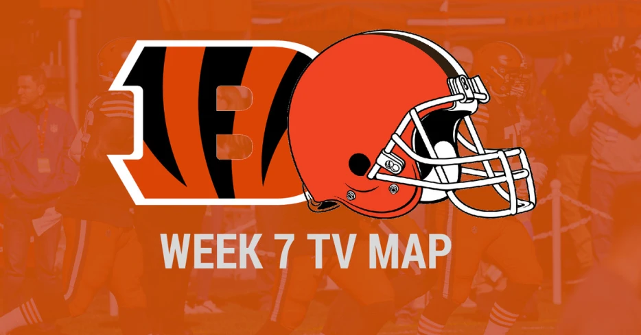 Cincinnati Bengals vs. Cleveland Browns: Week 7 TV Map