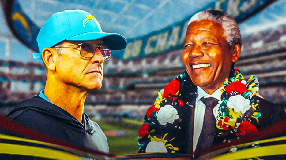 Chargers’ Jim Harbaugh channels Nelson Mandela after loss to Cardinals