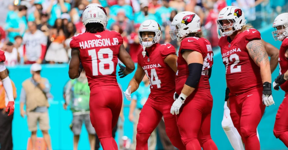 Arizona Cardinals offense comes to life in last second win over Miami Dolphins