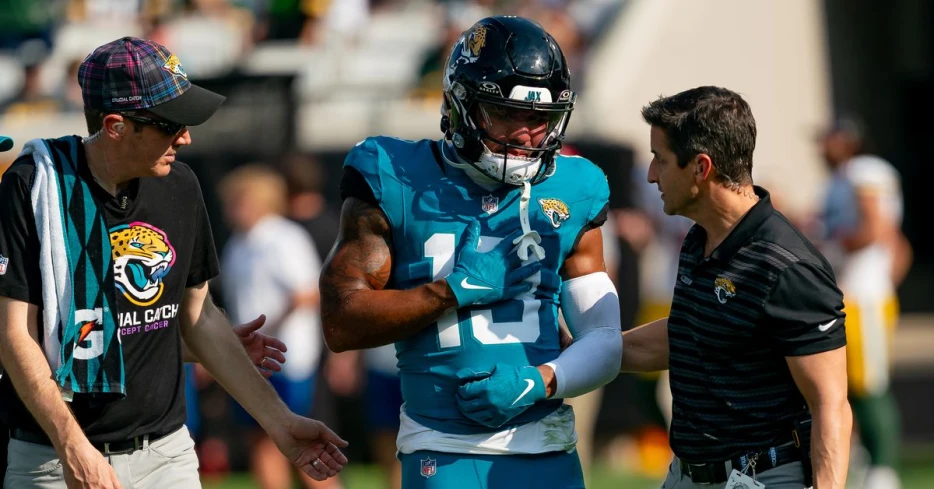 Report: Jaguars WR Christian Kirk out for season with broken collarbone