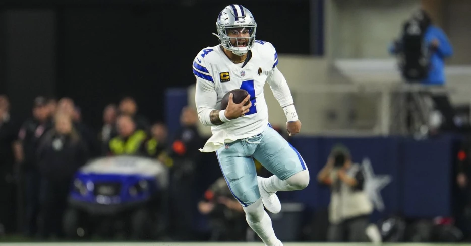 Jerry Jones noted the Cowboys don’t exactly want to see Dak Prescott run with the football