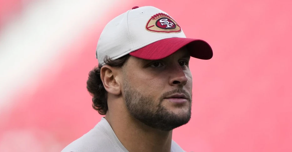 Report: NFL investigating if 49ers star Nick Bosa violated rules with MAGA hat