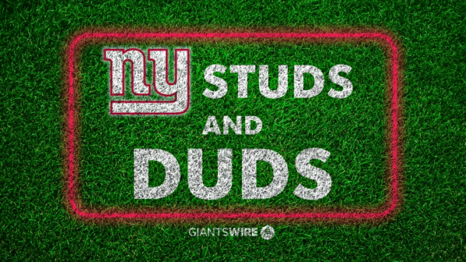 Studs and duds from Giants' Week 9 loss to Commanders