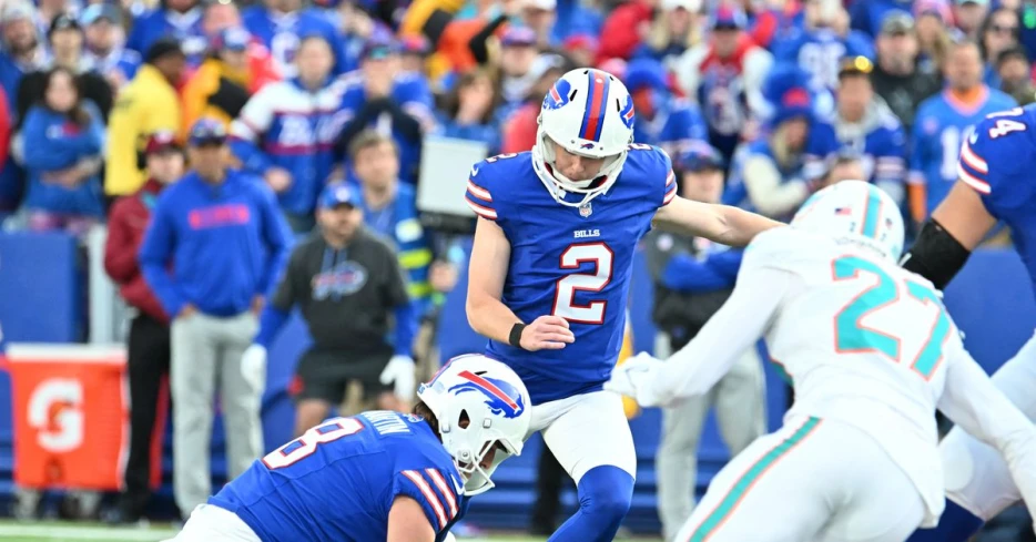 Bills K Tyler Bass named Week 9 special teams player of the week