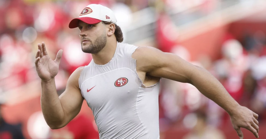 Nick Bosa fined over $11,000 for wearing a MAGA hat during his teammates' postgame interview