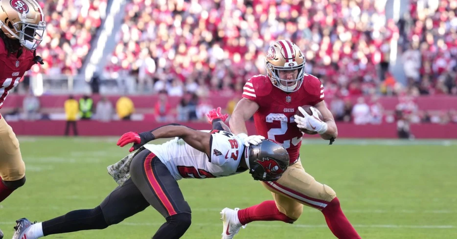 3 keys to a 49ers victory over the Bucs: How much volume will Christian McCaffrey get?