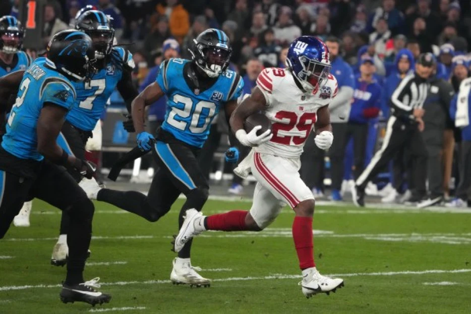 Giants' Tyrone Tracy couldn't hide emotion after overtime fumble