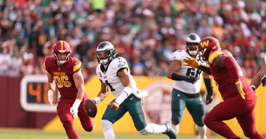 What are the odds? The Washington Commanders are road underdogs against the Philadelphia Eagles