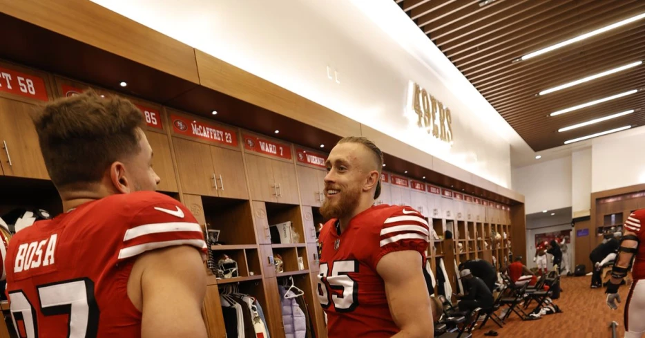 Kyle Shanahan is optimistic about George Kittle and Nick Bosa’s injury status for Sunday