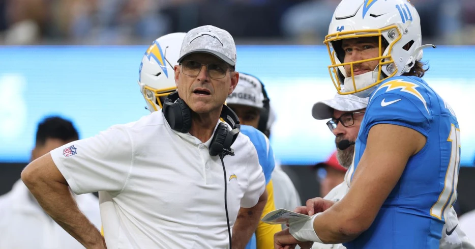 Chargers projected to end Year 1 under Jim Harbaugh with double-digit victories