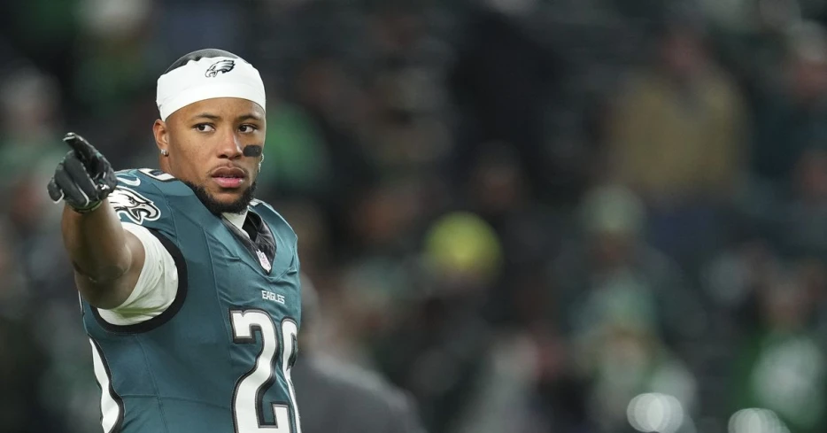 Eagles fans chant “Thank you, Giants” after Saquon Barkley’s big game against the Commanders