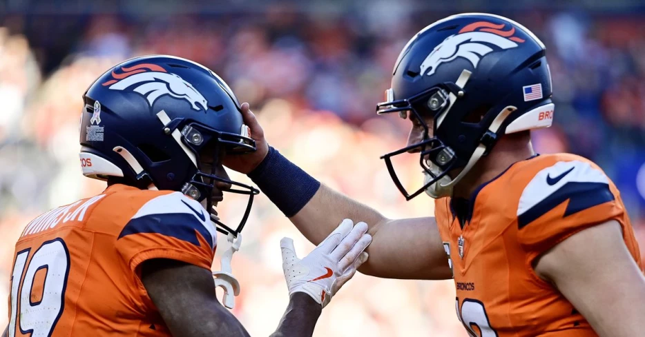 Bo Nix, Broncos offense take flight in blowout victory over Falcons