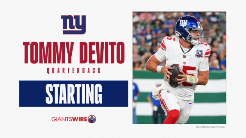 Giants' Brian Daboll going with Tommy DeVito to 'create a spark'