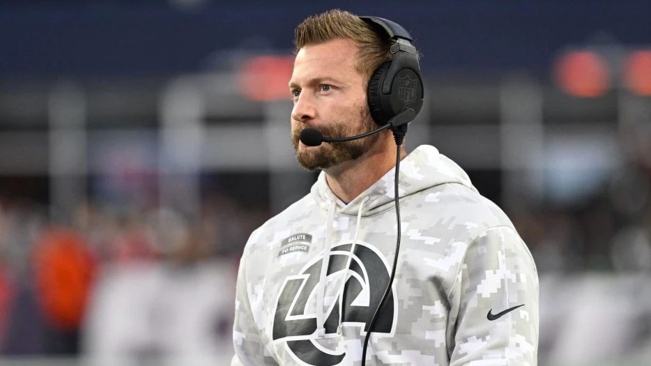 Sean McVay Shout-Outs Former Patriots In Locker Room Speech