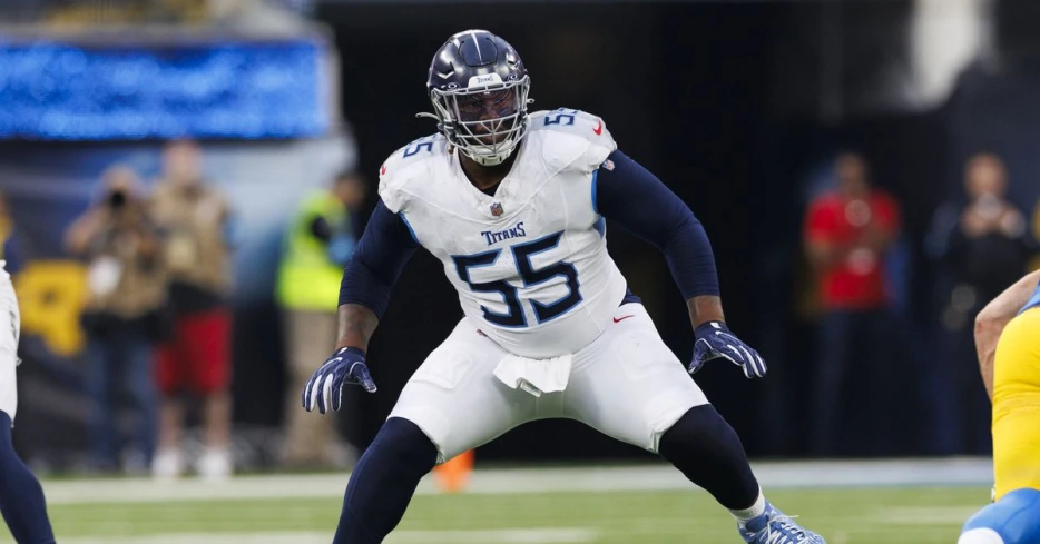 Titans OT JC Latham showcases leadership traits by refusing to blame referees