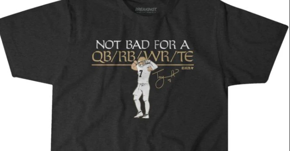 Check out the brand-new Saints design from our friends at BreakingT