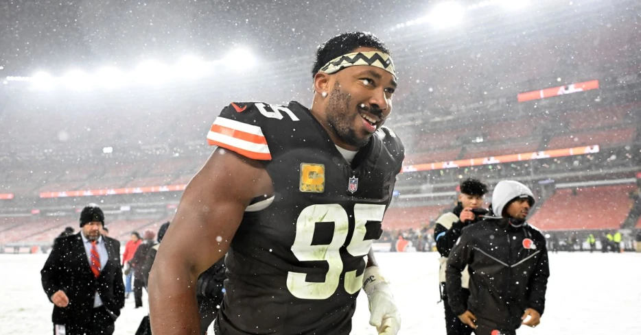 Myles Garrett calls out Steelers, T.J. Watt after Browns win: ‘I’m No. 1’