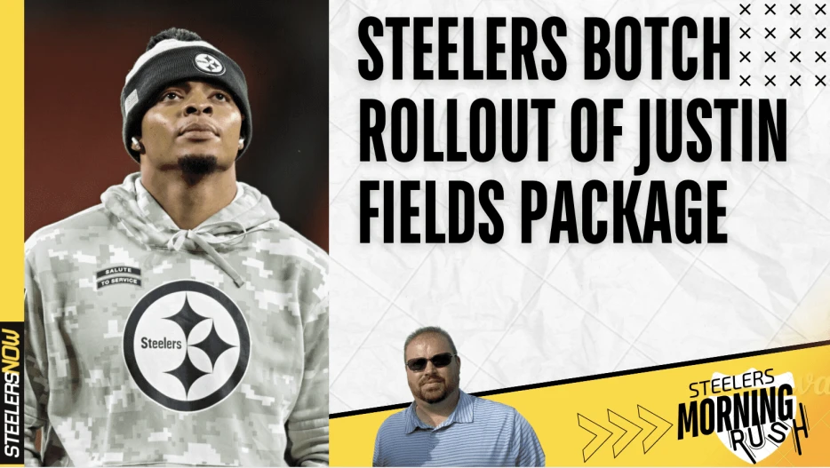 Steelers Botch Rollout of Justin Fields Package | Steelers Morning Rush