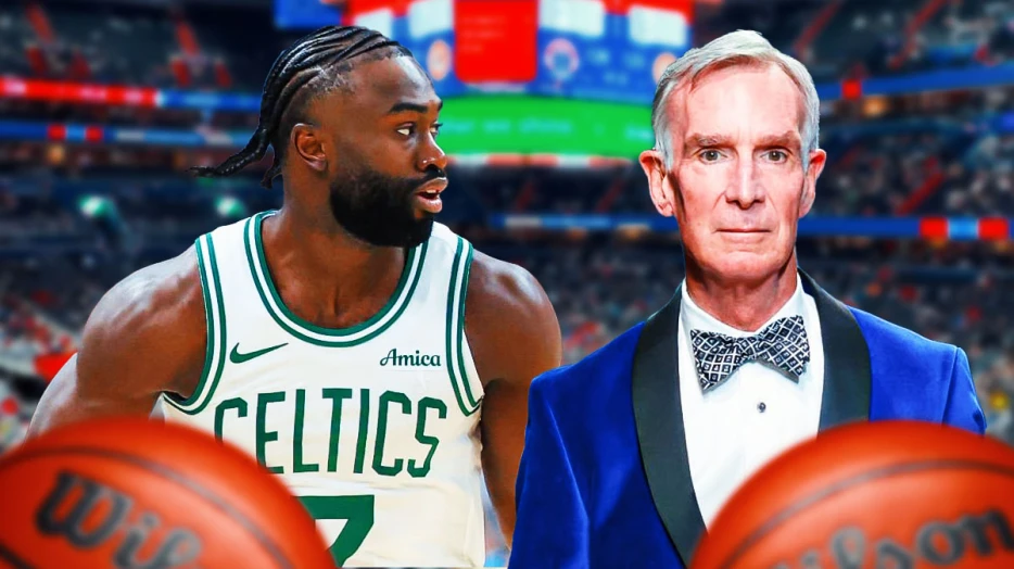 Jaylen Brown links up with Bill Nye after Celtics’ big outing vs. Wizards