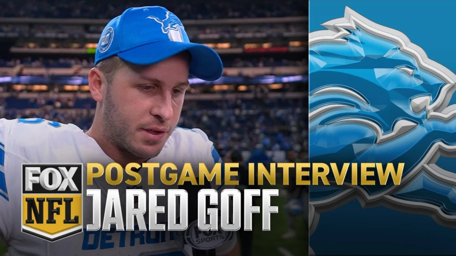 Jared Goff after the Lions dominant 24-6 win over Colts: 'Our Defense held us up'  | NFL on FOX