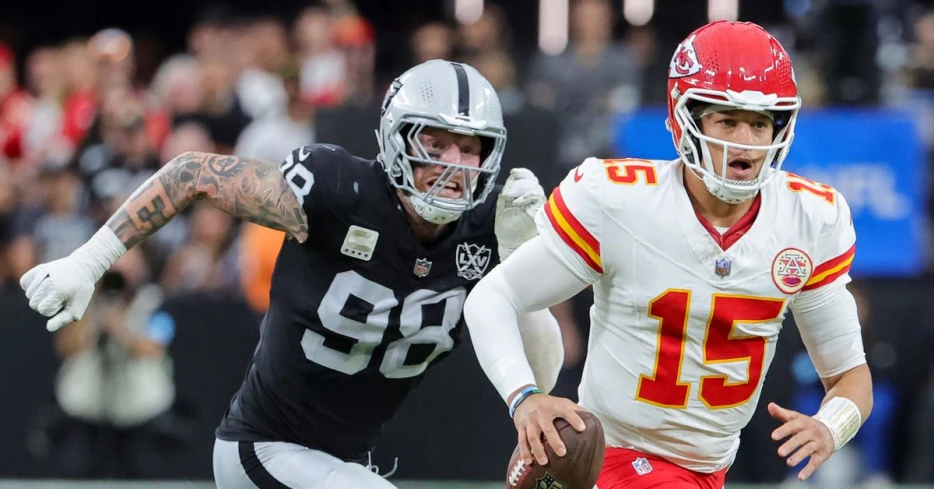 Chiefs need to curb’ Raiders pass rush to avoid repeat of last year’s holiday game