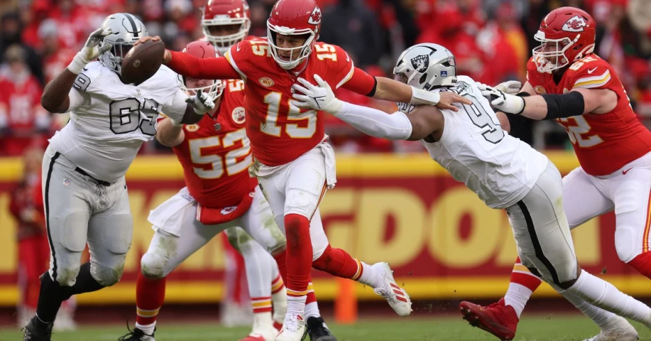 5 things to watch as the Chiefs host the Raiders on Black Friday