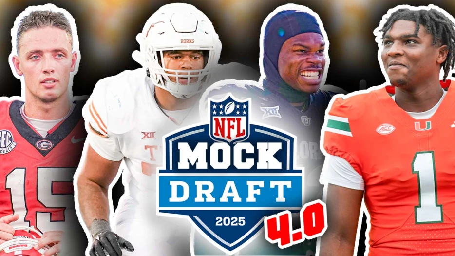 2025 NFL First Round Mock Draft For All 32 Picks! 4.0! (LATESEASON