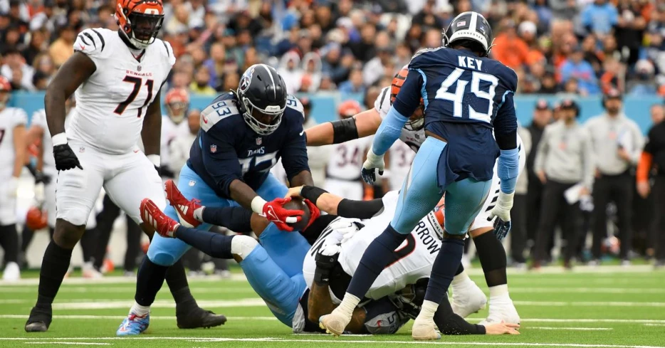 Titans’ pass rush achieves embarrassing feat in Bengals loss