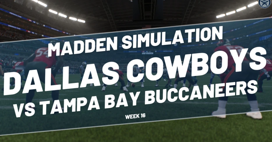 Dallas Cowboys predicted to lose to Tampa Bay Buccaneers in Madden simulation