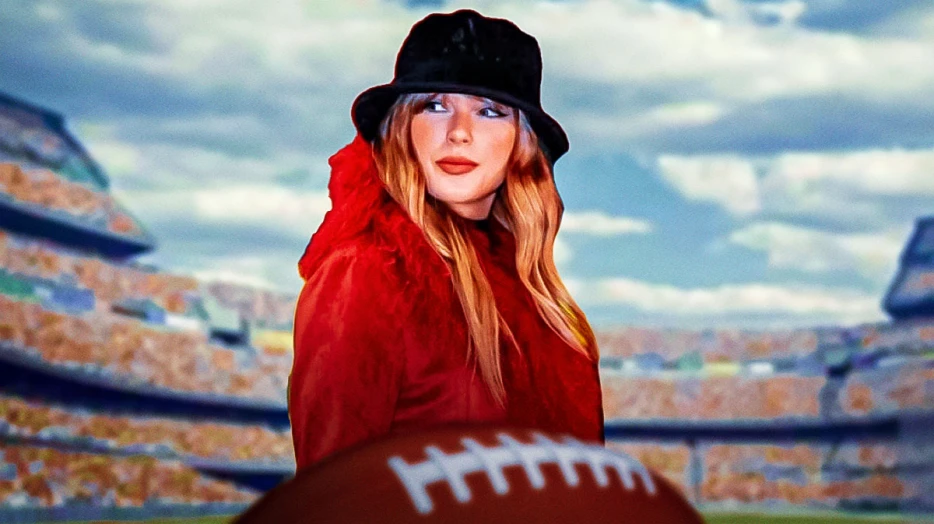 Taylor Swift arrives at Arrowhead Stadium for Chiefs-Texans game