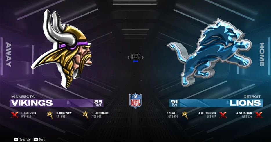 WATCH LIVE: Lions vs. Vikings preview, Madden 25 simulation