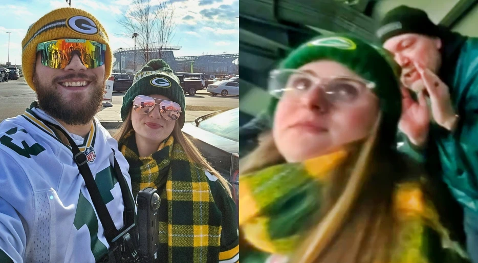 Social Media Detectives Uncover Homophobic Tweets From Packers Fan Who Filmed His Fiancée Getting Verbally Harassed By Eagles Supporter At Wild Card Game