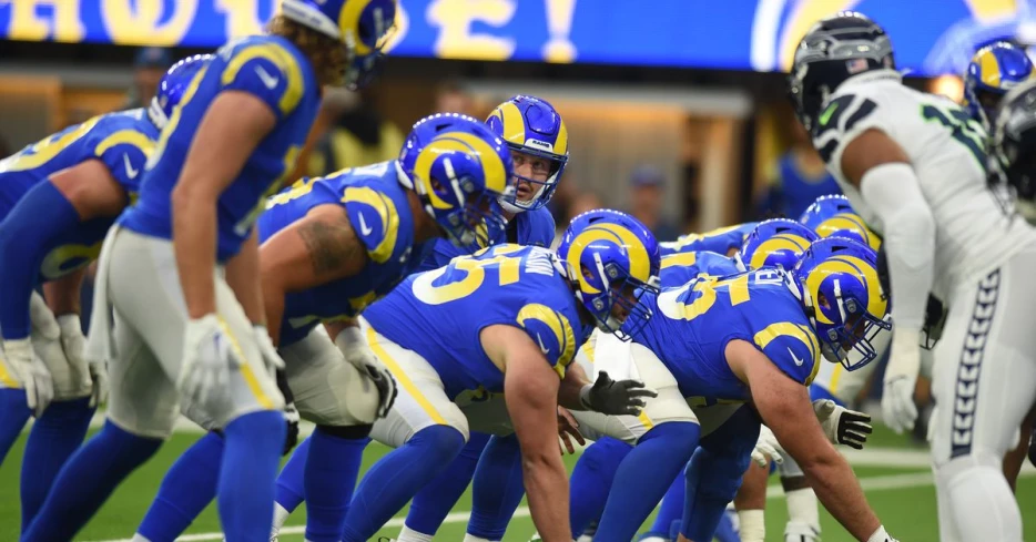 Rams offensive line one of the lowest in this stat in 2024