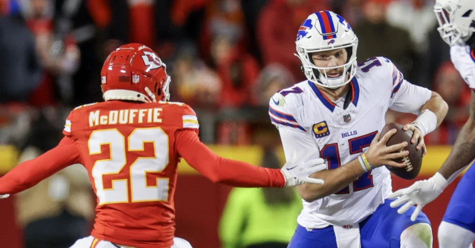 Trent McDuffie embraces the challenge of stopping Josh Allen in the run game