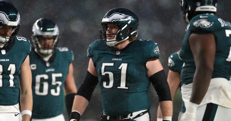 Cam Jurgens injury update: Eagles center is a game-time decision for NFC Championship