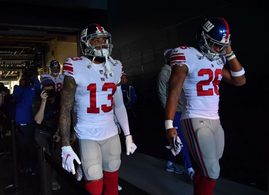 3-Time Pro Bowler Odell Beckham Jr. Sends 6-Word Message to Former Giants Teammate Saquon Barkley As Eagles Advance to Super Bowl